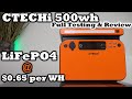 Зарядна станція CTECHi GT500 Orange 500W 518Wh 5