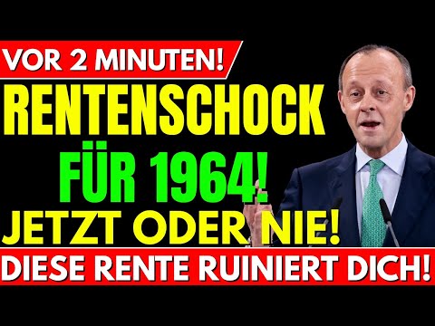 Rente ab 62 ab 2026: Warum der Jahrgang 1964 jetzt handeln MUSS – sonst drohen hohe Verluste