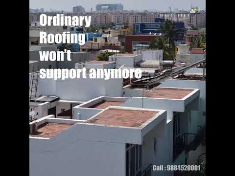 White Feet Heat Resistant Roof Tiles