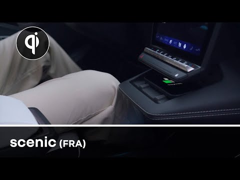 chargeur de smartphone par induction - Scenic E-Tech électrique - Renault