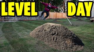Sand Leveling my friends lawn! Let Spring Preparation commence!
