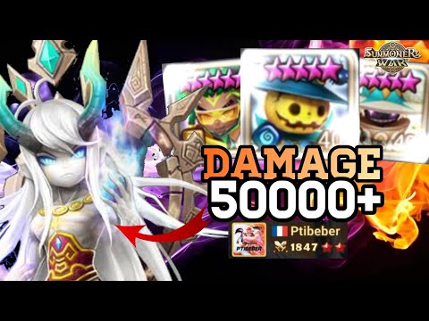 PTIBEBER GOES TO G2 WITH HUGE DAMAGE FROM ELSHARION & CHILLING IN RTA [Summoners War : Sky Arena]