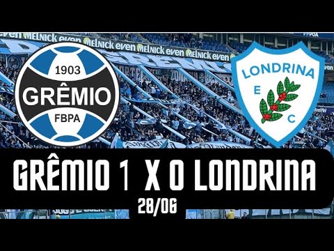 Grêmio 1 x 0 Londrina - Brasileirão serie B 28/06/2022 // Geral do Grêmio alentando