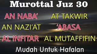 Download lagu Surat surat pendek Al Qur'an untuk bacaan sholat | murottal juz 30 surah an naba - al mutaffifin mp3