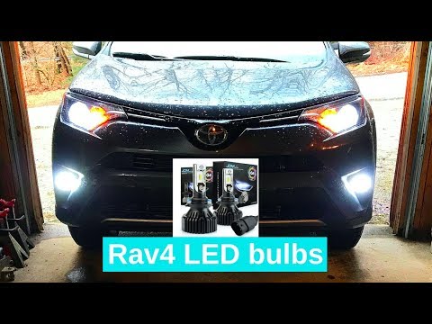 Toyota Rav4 LED bulbs Fog/Headlights
