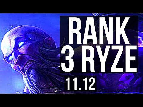 RYZE vs ZOE (MID) | Rank 3 Ryze, 9/2/8 | JP Grandmaster | v11.12