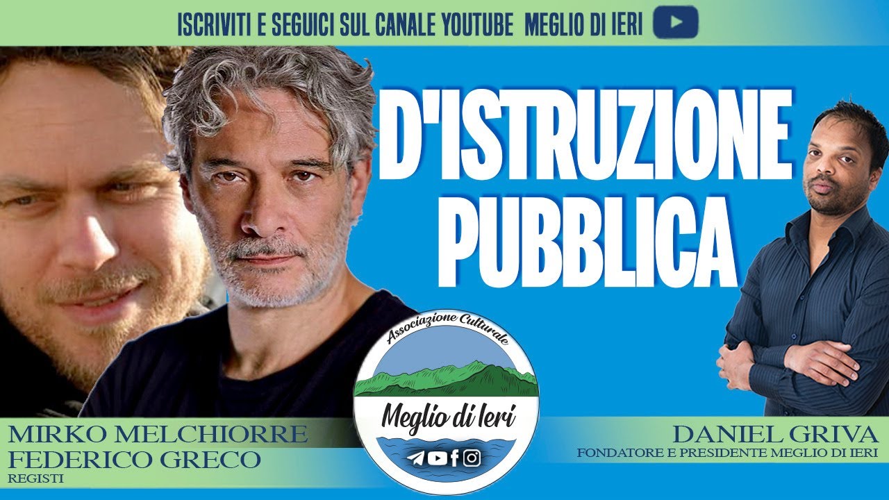 D'Istruzione pubblica -FEDERICO GRECO - Regista