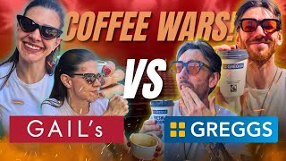 Who Has The WORST Coffee Gail's vs Gregg's | BATTLE OF THE COFFEE