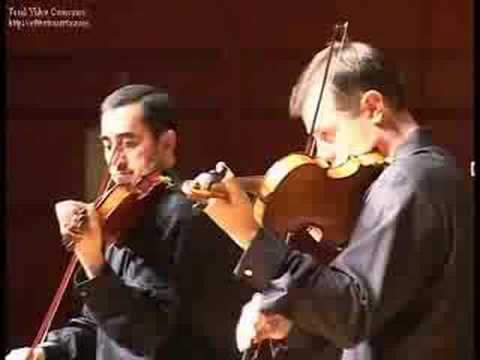 Bach Concerto for 2 Violins 2nd Mov, Kurdish Soloist Serwan Sereni & Peter McGuire/ كوردستان