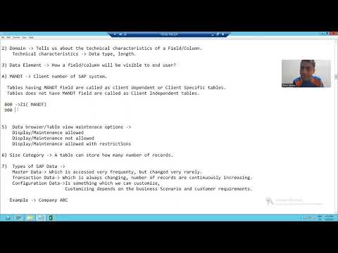 11 - ABAP Dictionary - Bedeutung des MANDT-Feldes und der Größenkategorie