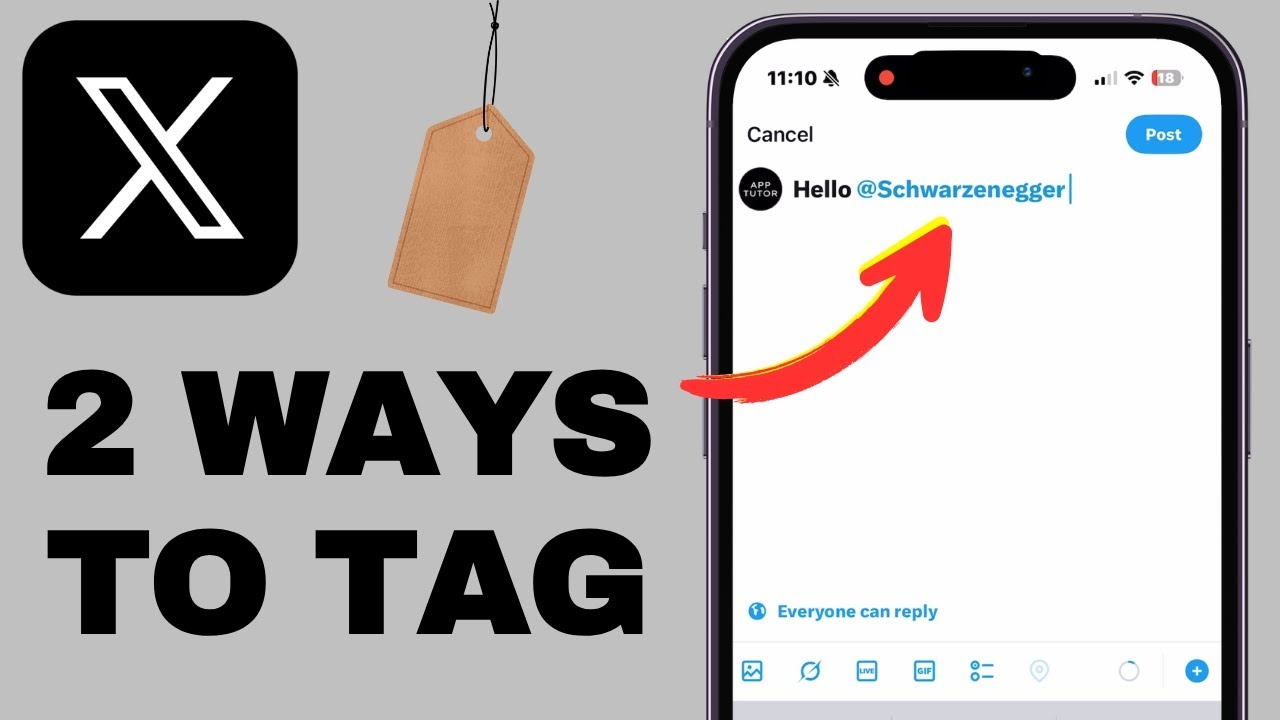 2 Ways to Tag Someone on X (Twitter)