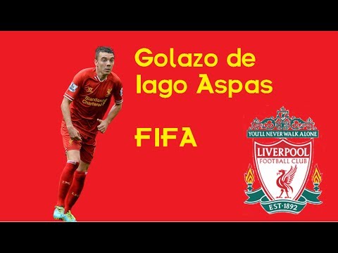 Gol de Aspas de vaselina con el Liverpool FIFA