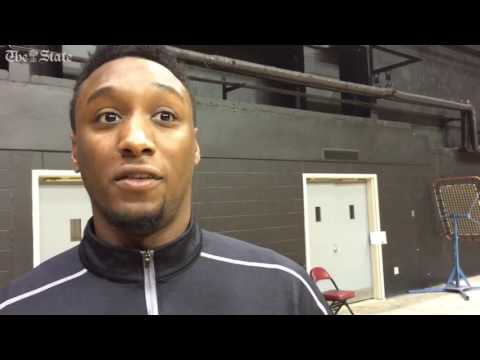 Transfer Kory Holden watching, learning as he sits out