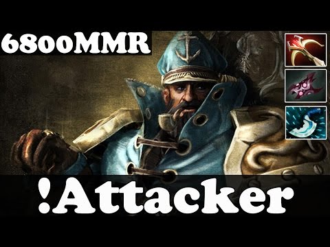 Dota 2 - The Best Kunkka in the world - !Attacker 6800 MMR vol 55 - Ranked Match Gameplay