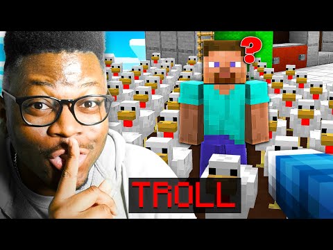 I USED CREATIVE TO TROLL IN MINECRAFT BEDWARS