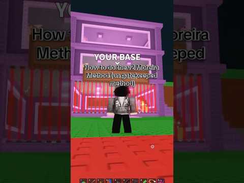 How to do the v2 Moreira Method (un gatekeeped method) #roblox #sab #stealabrainrot #moreiramethod