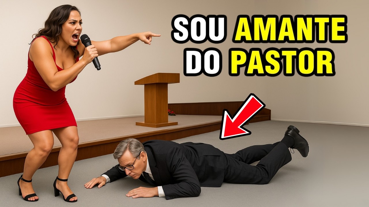 MULHER REVELA SER AMANTE DO PASTOR NA FRENTE DA IGREJA, MAS NÃO ESPERAVA POR ISSO...
