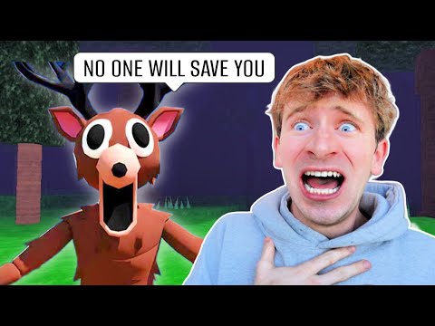 SURVIVING 99 NIGHTS IN THE FOREST ON ROBLOX ALONE...