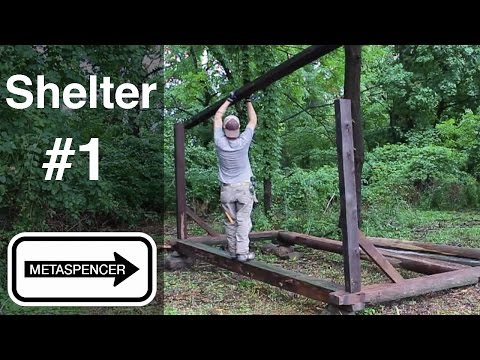 Backwoods Shelter Construction Part 1 Video