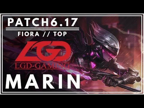 LGD Marin - Fiora vs Sion - Top - Season 6 - Patch 6.17 - KR Challenger