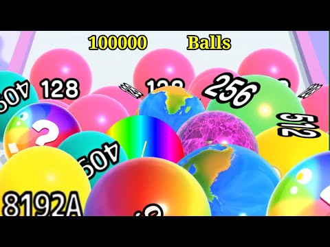 Ball Run 2048 in Infinity Mod 2048 vs push harder 2048 / 2048 ball Gameplay All New Levels #4