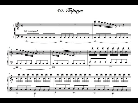 Claude Balbastre -  Tapage [score video]