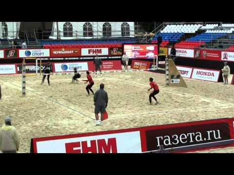 Beach volleyball Moscow Grand Slam 2013. 24.08.2013. Pavan - Bansley vs. Liliana - Baquerizo