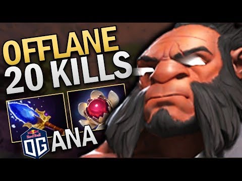 Dota Offlane Axe with 20 Kills by OG.Ana 7.22 Gameplay ROAD TO TI11