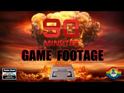 Tandy TRS-80 Color Computer Games - Over 90 minutes of CoCo games!