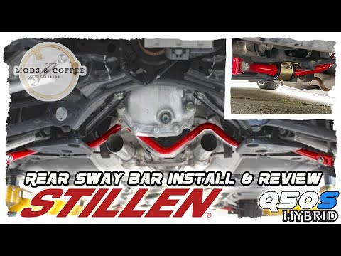 Infiniti Q50 Hybrid: Stillen Rear Sway bar Install & Review