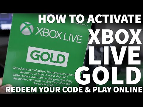 How to Redeem Xbox Live Gold Membership Code - Activate Xbox Live Gold Subscription on Xbox One