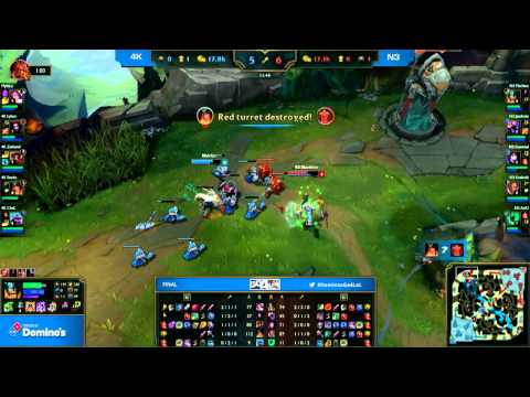 4K eSports Club vs N3m3sis - Final - #DominosGo4LoL 189 - Español