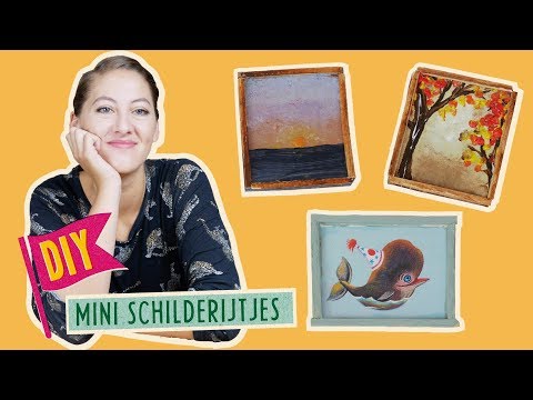 How to Make Miniature Paintings and Picture Frames