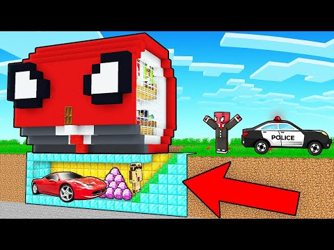 MİLYONER EVİMİN ALTINDA SAKLANDI - Minecraft