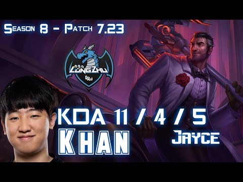 LZ Khan JAYCE vs MAOKAI Top - Patch 7.23 KR Ranked