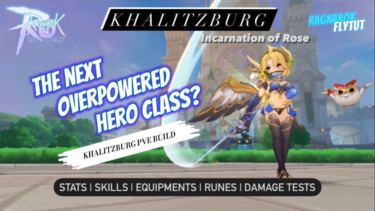 Ragnarok Mobile | Khalitzburg (Full PVE Build + Dmg Tests) #ROM #RagnarokMEternalLove