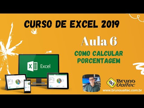 Excel - Saiba como calcular porcentagens no excel | Aula 6