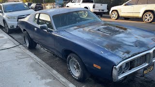 I bought New tires for my 1973 dodge charger!! #cars #dodge #charger #mopar