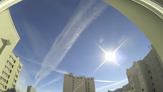 Chemtrails over San Francisco, 11-8-14