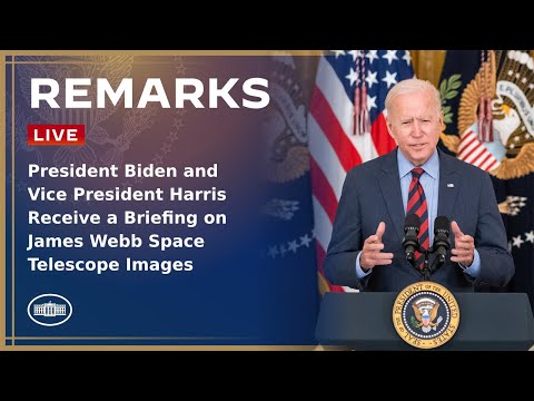 President Biden Revealed The First Full-Color Image From The James Webb Telescope
