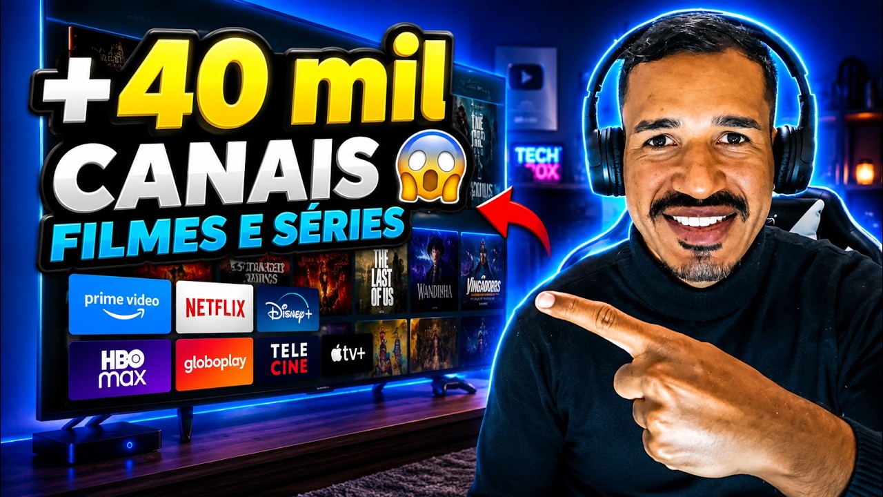 MINHA TV FOI TRANSFORMADA COM ESSE APP! MAIS DE 40 MIL CONTEÚDOS DESBLOQUEADOS! (OUTUBRO)