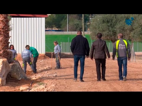 El Taller de Empleo construye una Pista de Running en la Ciutat Esportiva
