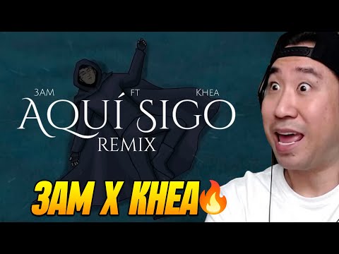 Coreano Loco reacciona a 3AM, KHEA - Aquí Sigo Remix