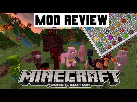 NewFury26 -  Minecraft PE Mod Review : Biome Project |  Lots of *New* Mobs!?!