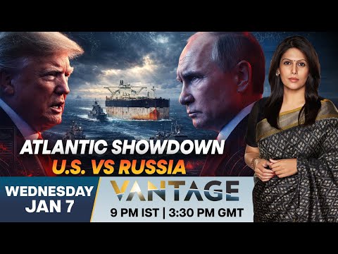 LIVE: US Captures Russia-linked Tanker After Intense Atlantic Chase | Vantage with Palki Sharma