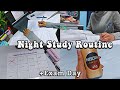 Night Study Routine during Exam + Exam Day 📚💻 | Study Vlog 2021 | Pragati shreya💫