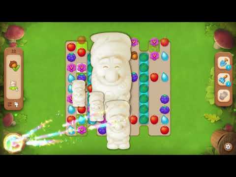 Gardenscapes - Level 32 Gameplay | Candy Girl