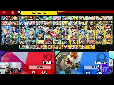 MSM.ZERO 10Losers Round 3 - L-Vis (Dark Pit) Vs. Yrneh (Min Min) - SSBU Tournament