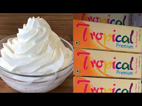 How to Whipped cream For Cake Topping, Frosting//Whipping cream review