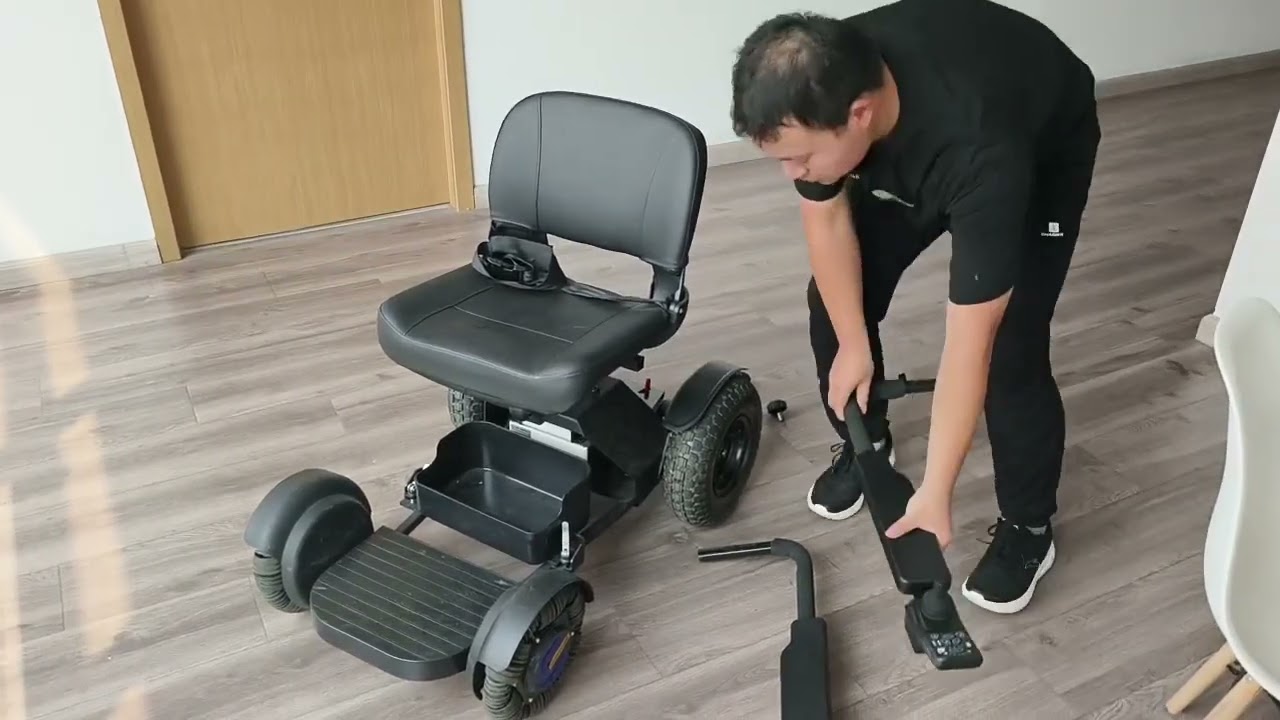 YSE149 electric wheelchair assembly video